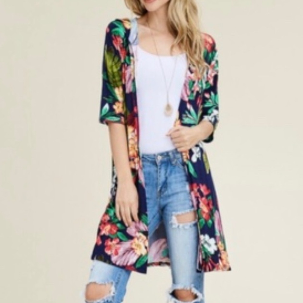 NWT BomBom open front cardigan